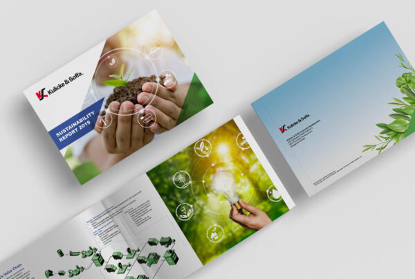 KNS sustainability report Design