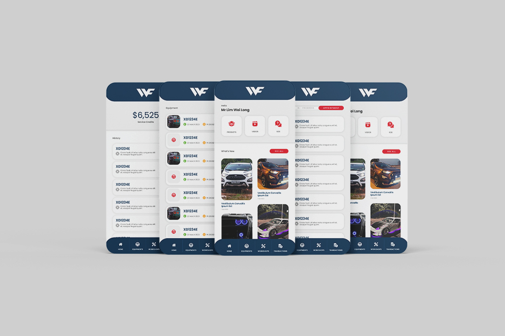 car workshop app design3