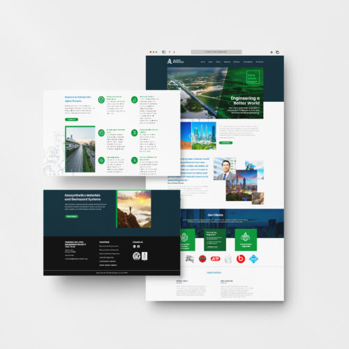 Website design for alpha pinnacle