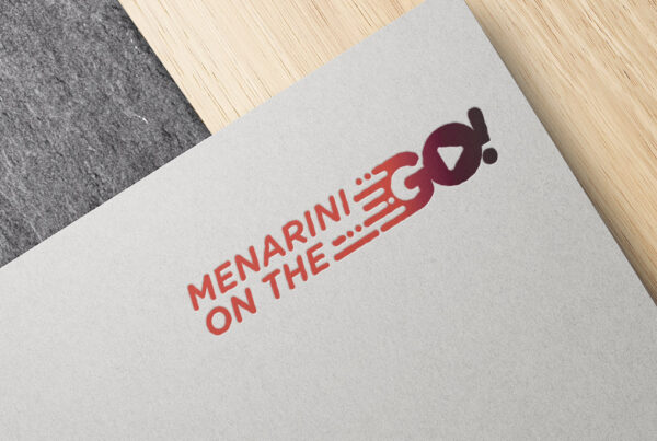 Podcast logo design for menarini