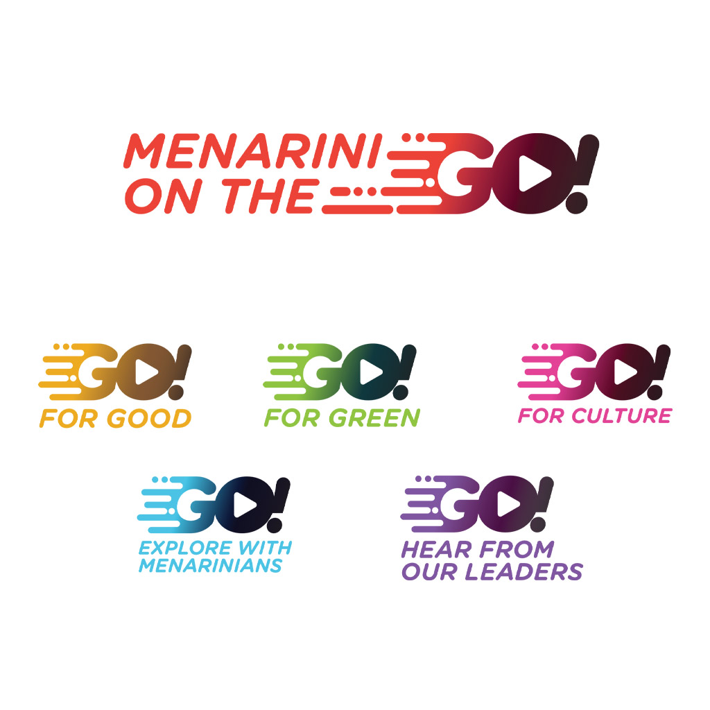 Podcast logo design for menarini