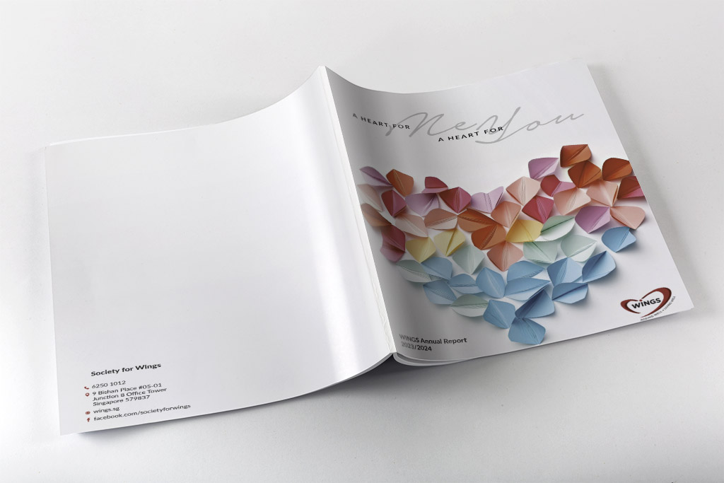 Wings annual report design