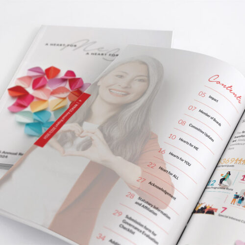 Wings annual report design