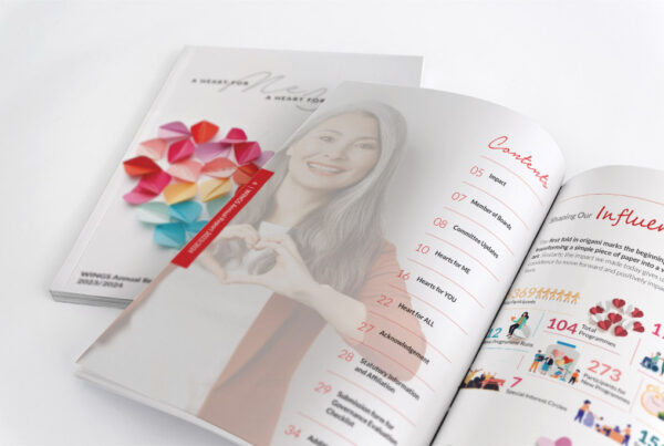 Wings annual report design